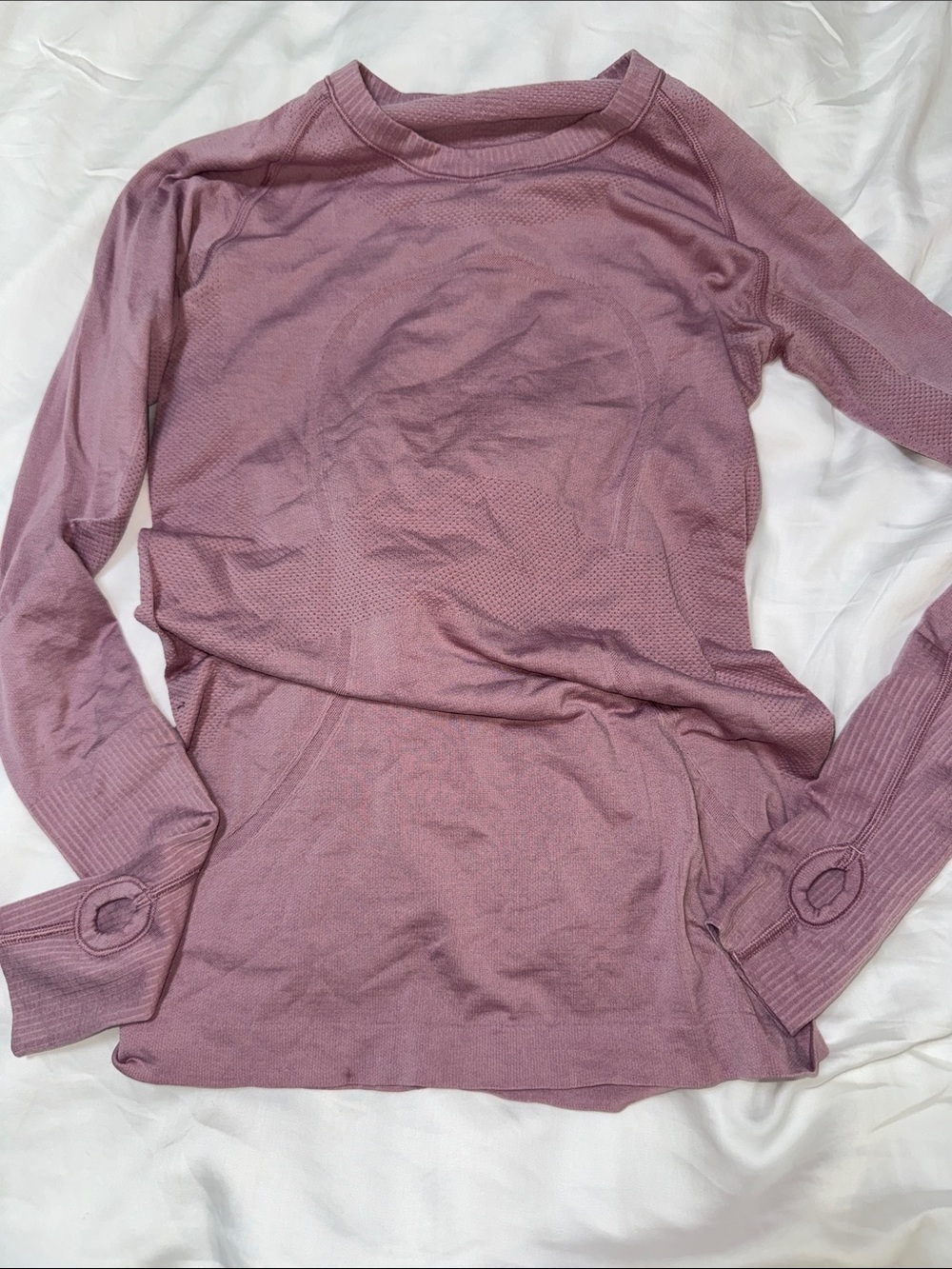 lululemon athletica Long-Sleeve Seamless Top - Mauve